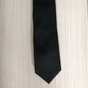 Beautiful black silk tie